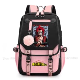 My Hero Academia Anime Print Student Backpack Lightweight Casual Daypack for Girls School Travel