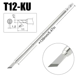 T12 Soldering Iron Tips T12-BC2 ILS J02 C1 KU for Hakko Fx951 DIY T12 Soldering Station Kits Welding Tools