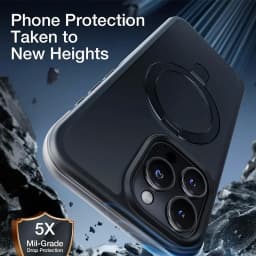 Metal Ring Stand Matte Magnetic Case for Magsafe IPhone Air 17 16 15 14 13 12 11 Pro Max Plus with Lens Protector Mac Safe Cover