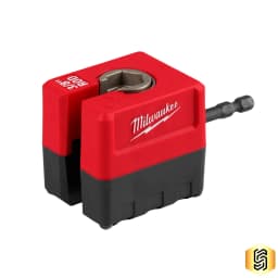 Milwaukee 3/8' SHOCKWAVE Threaded Rod Nut Disassembly Sleeve, Quick Assembly and Tightening Impact Drive Sleeve Tool 48-32-2391