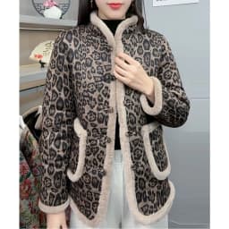 Thickened Fleece Winter New Style Women's Cotton Jacket Floral Warm Fashionable Coat Lady's Winter Outerwear Cotton Padded Coat