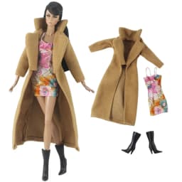 Handmade Doll Clothes Woolen Overcoat Outfit For 11.5 Inch 30cm Doll BJD Clothes Many Style Gifts For Doll Accessories