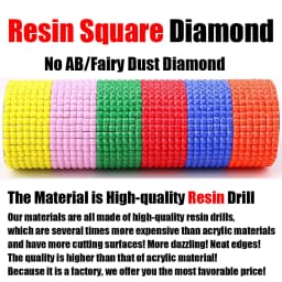 HOMFUN Resin + Fairy Dust + AB Drill Photo Custom Full Drill 5D DIY Diamond Painting Private Cross Stitch 3D 5D Embroidery Decor