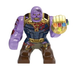 Blind Box Mini Building Blocks TV6211 Figures Big Goblin Spiderman Iron Man Venom Captain Hawk Deadpool Armor Christmas Gift Toy