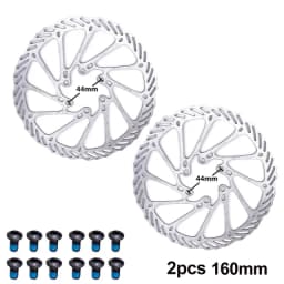 MTB Bicycle Brake Rotor 120 140 160 180 203mm 6 in Stainless Steel Hydraulic Brake Rotor MTB Road Bike Disc Brake With T25 Bolt