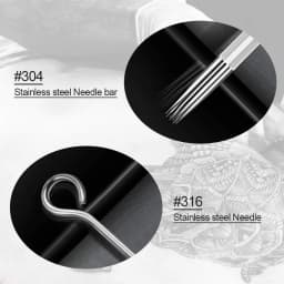 50/100pcs Tattoo Needles 0.35mm RL RS RM M1 Stainless Steel Tattoo Needle For Tattoo Tips Machine Supplies