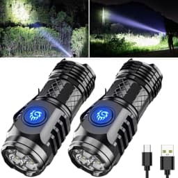 High Quality 3*SST20 LED Flashlight Built-in Battery USB Rechargeable Pen Clip Head Flashlight Waterproof Camping Hiking Torch
