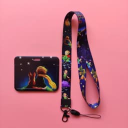 Cute Boys Card Holders Lanyards Boys Name Card Case Student Campus Badge Holder Neck Strap Men's Cardholder Lanyards