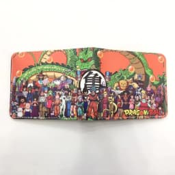 Dragon Ball Cartoon PU Wallet Son Goku Creative Bulma Simple Foldable Coin Purse Multifunctional Card Bag Boy Birthday Gift
