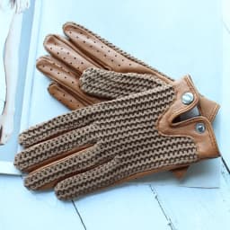 Women's Thin Sheepskin Motorcycle Riding Gloves Touch Screen Genuine Leather Spring and Autumn Sun Protection Driving Gloves