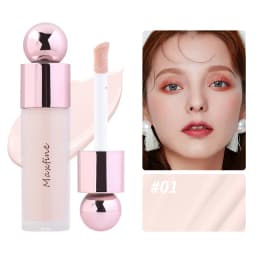 Concealer with Pore Blurring Moisturizing Oil Control Long Lasting Sweat Resistant Non Transfer for Covering Facial Blemishes