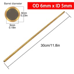 Brass Tubes DIY Pipe Round Diameter 2/3/4/5/6/7/8/9/10/12mm Length 300mm Long 0.5mm Wall Brass Tube Modelmaking Rod Cutting Tool
