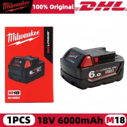 Milwaukee M12 REDLITHIUM HB 6.0Ah Extended Capacity Battery – 12V Rechargeable for M12 Cordless Tools (Model: 48-11-2402)