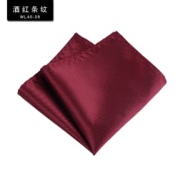 24cm Formal Paisley Pocket Square Mens Polyester Black Red Handkercheif Wedding Party Tuxedo Accessories Elegant Hanky Cravat