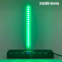 DC5V USB LED Night Light 24LEDs Colored Lamp Red Yellow White Blue Green Purple Pink Atmosphere Lights For Bedroom Decoration