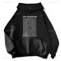 Joy Division Unknown Pleasures Men's Pullover New in Hoodies & Sweatshirts Spring and Autumn Long Sleeve Hoodies Y2k Clothes