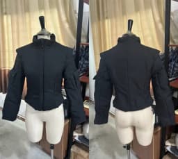 Elegant Cotton Warm Women's Jacket Autumn Winter Loose Full Sleeve Zipper Stand Collar Thicken Coats 2026 Waist Outwear Lady