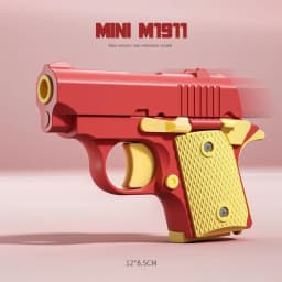 Mini 1911 Children'S Toy Guns Model 3D Gravity Printing Fidget Toy for Kids Adults Stress Relief Toy Children Decompression Gift