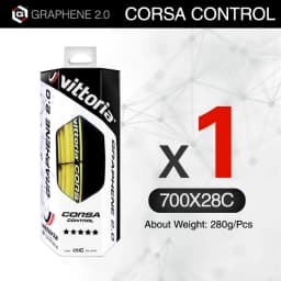 Vittoria CORSA Control 700×25C /28C/30C Graphene 2.0 320 TPI Turmeric Road Bike Tire Clincher Folding 700C Tires