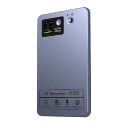118 Languages 64GB Memory Audio Recorder 400ma Lectures Meeting AI Voice Recorder Device for Magnetic Attachment iPhone