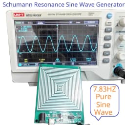 Schumann Resonances 7.83Hz Pure Sine Wave Ultra Low Frequency SR Signal Generator Audio Resonator for HIFI Sleep Creation