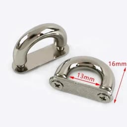 5/10Pcs Deepeel Metal Arch Bridge Bag Side Clip Buckle D Ring Screw Hook Handbag Strap Handle Connect Clasp Bags Accessories