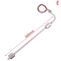 30Styles 45-400mm Stainless Steel Float Switch Tank Liquid Water Level Sensor Double Ball Switch Tank Pool Flow Sensors Float