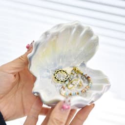 Seashell Jewelry Tray Key Holder Ring Dish Necklace Storage Display ganizer Shell Bowl Trinket Box wedding Seashell gift Boxes