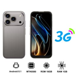 SERVO 17 PRO MAX Mini Smartphone 3.75" Fullview Display 3G Cellular Dual SIM Android Small Smart Mobile Phones Face Unlock GPS