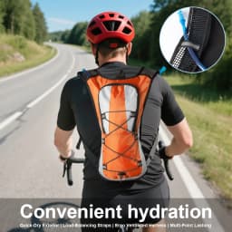 Hydration Backpack Hydration Pack with 2L Water Bladder, Lightweight Insulation Water Backpack for CyclingHiking,RunningClimbing