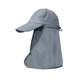 1pc Unisex Sun Hat With Shawl For Outdoor Sports Breathable Baseball Cap Lightweight Closure Solid Color Outdoor Bucket Hat for