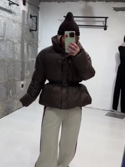 Casual Solid Women's Cotton Coats Back Zippers Stand Collar Thicken Waist Jackets 2026 Autumn Winter Fashion Lady Outwear