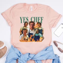 Yes, Chef T-Shirt Tv Show The Bear Shirt Jeremy Allen White Hoamge Tee Carmen Berzatto Shirts Original Beef of Chicagoland Tops