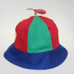 New Custom Logo Parent Child Cotton Helicopter Propeller Bucket Cap Outdoor Unisex Color Matching Sun Protection Fisherman Hat