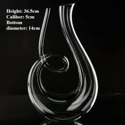 1500ML Big Decanter Handmade Crystal Red Wine Brandy Champagne Glasses Decanter Bottle Jug Pourer Aerator For Family Bar