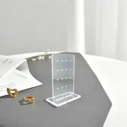 Acrylic 16-36-48 Holes Portable Earrings Ear Studs Holder Jewelry Display Stand  Earring Showcase Storage Rack Organizer Box