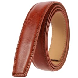 Luxury 3.1cm Width High Quality Cowhide Leather Belt For Men Fashion Black Red Brown Men's Automatic Belt Without Buckle