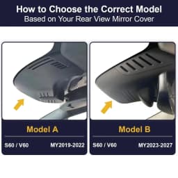 Fitcamx 4K Dash Cam for Volvo & Polestar 2, Compatible with XC60 XC90 XC40 C40 EX30 S90 V90 S60 V60 XC70 EC40, Night Vision
