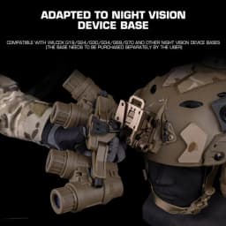 Tactical GPNVG 18 Night Vision Goggles Flipable Dummy Model NVG Mount FAST Airsoft Helmet Binoculars Decoration Cosplay Props
