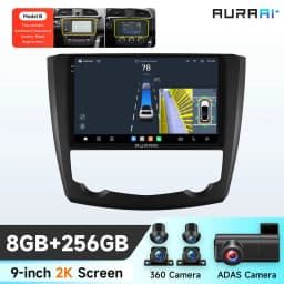 AURAAI X100 Android Car Intelligent Screen for Renault Kadjar 2015 - 2019 UIS7870 DSP RDS GPS SWC Auto CarPlay ADAS 360°CAM