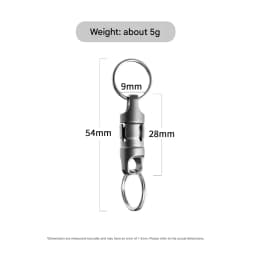 Titanium Alloy 360° Rotatable Keychain Quick Release Buckle Anti Stripping Dog walking Lightwei Buckle Safety With Lock design