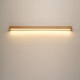 Wooden Strip Lamp Modern Simple Solid Wood Log Strip Wall Lights Living Room Decor Background LED Light Bedroom Bedside Lamps