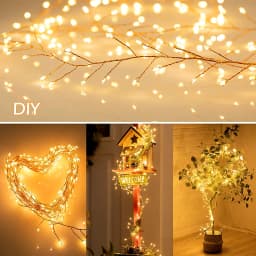 18M 500LEDs Cluster String Fairy Lights Waterproof Outdoor Garden Christmas Decoration Holiday Lighting