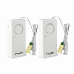 Topvico 1/2/3/5pcs Water Leakage Sensor Detector Leak Alarm Flood Detection 120dB Alert Wireless Home Security System