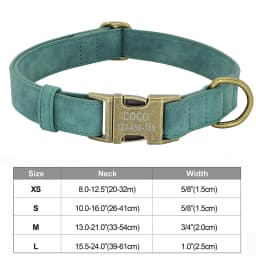 Dog Collars Personalized Dog Buckle Collars Free Engraving Name ID Tags For Small Medium Large Dogs Pug Pitbull Bulldog Beagle