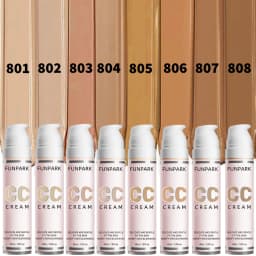 30ml 1Pc Color Correcting CC Cream Facial Foundation Waterproof Concealer Whitening Liquid Foundation Korean Makeup Cosmetics