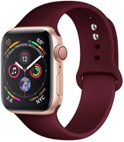 Strap For Apple Watch band 45mm 44mm 41mm 42mm 40mm 49mm 38mm Silicone correa bracelet iWatch series 9 8 5 4 3 8 6 SE 7 Ultra