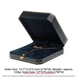 Ele European Sle Nelace Bracelet Ring Earring Box High End Jewelry Paaging Box with Octagonal Bule for Gifts