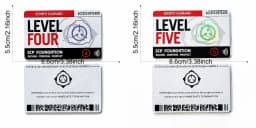 High Quantity Text Clear Letters Printed PVC SCP Hard Card Patches,top Hardboard,hardcard 8.5*5.5CM WF23461