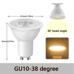 1/2/4/6PCS LED Spot Light GU10 AC220V No flicker Warm white light 3W 5W 6W 7W 8W replaceable 20W 30W50W halogen lamp